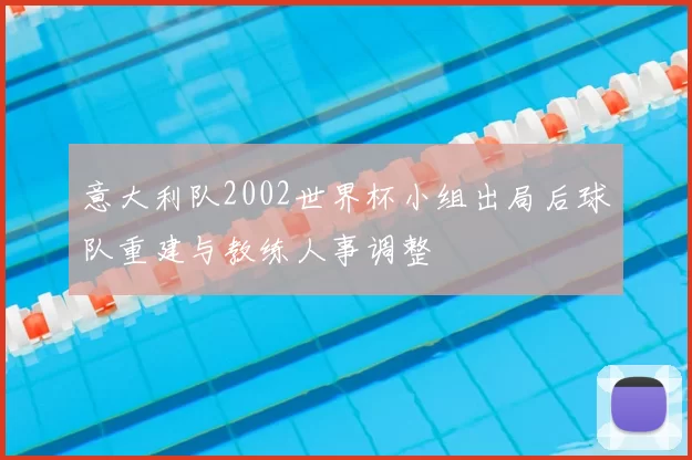 意大利队2002世界杯小组出局后球队重建与教练人事调整