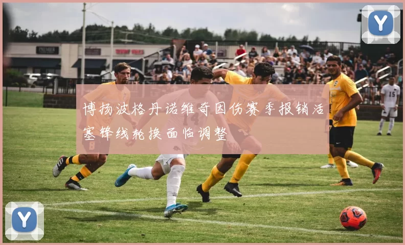 博扬波格丹诺维奇因伤赛季报销活塞锋线轮换面临调整